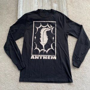 District The Concert Tee S Anthem Front Graphic Long Sleeve T-Shirt Top